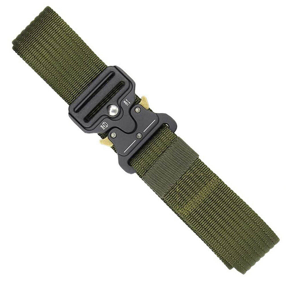 Military Tactical Belt Heavy Duty Security Working Utility Nylon Army Waistband - Málle