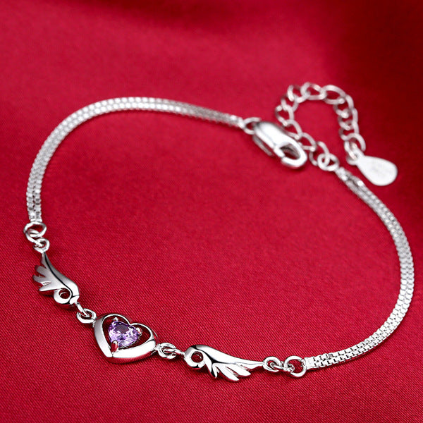 925 sterling silver guardian angel bracelet - Málle