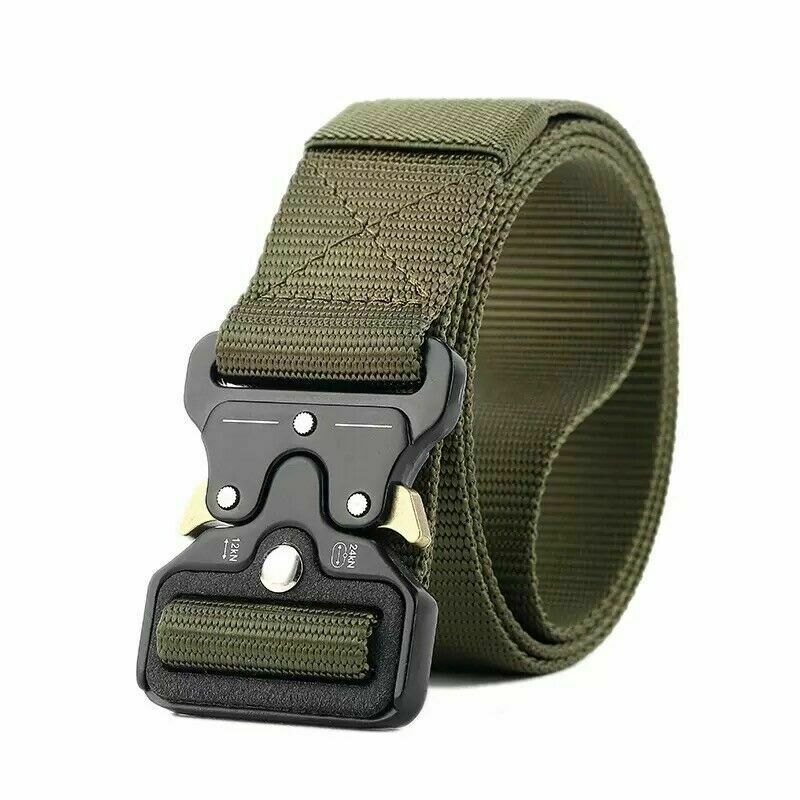 Military Tactical Belt Heavy Duty Security Working Utility Nylon Army Waistband - Málle